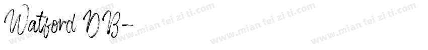 Watford DB字体转换